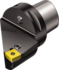 Sandvik Coromant - Left Hand Cut, Size C6, CNMG 19 06 12 & CNMG 643 Insert Compatiblity, External Modular Turning & Profiling Cutting Unit Head - 35mm Ctr to Cutting Edge, 65mm Head Length, Through Coolant, Series T-Max P - Apex Tool & Supply