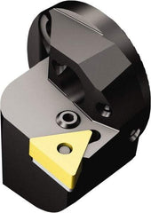 Sandvik Coromant - Right Hand Cut, Size 40, TNMG 16 04 08 & TNMG 332 Insert Compatiblity, External Modular Turning & Profiling Cutting Unit Head - 27mm Ctr to Cutting Edge, 35mm Head Length, Through Coolant, Series T-Max P - Apex Tool & Supply