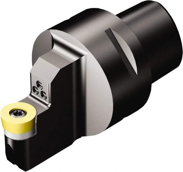 Sandvik Coromant - Neutral Cut, Size C6, RCMT 16 06 M0 Insert Compatiblity, Modular Turning & Profiling Cutting Unit Head - 8mm Ctr to Cutting Edge, 65mm Head Length, Through Coolant, Series CoroTurn 107 - Apex Tool & Supply