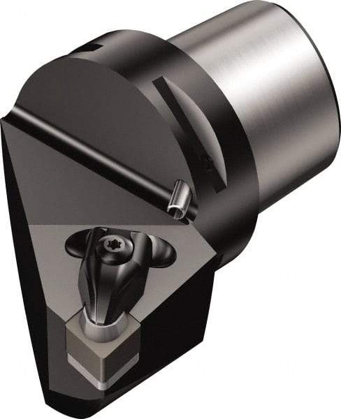 Sandvik Coromant - Right Hand Cut, Size C6, CNG 553 & CNGN 16 07 12 Insert Compatiblity, Modular Turning & Profiling Cutting Unit Head - 45mm Ctr to Cutting Edge, 65mm Head Length, Through Coolant, Series T-Max - Apex Tool & Supply