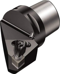 Sandvik Coromant - Right Hand Cut, Size C6, CNG 452 Insert Compatiblity, Modular Turning & Profiling Cutting Unit Head - 45mm Ctr to Cutting Edge, 65mm Head Length, Through Coolant, Series T-Max - Apex Tool & Supply