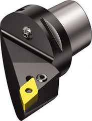 Sandvik Coromant - Right Hand Cut, Size C4, DNMG 442 Insert Compatiblity, Modular Turning & Profiling Cutting Unit Head - 27mm Ctr to Cutting Edge, 55mm Head Length, Through Coolant, Series T-Max P - Apex Tool & Supply