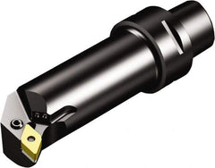 Sandvik Coromant - Right Hand Cut, Size C4, DNMG 15 06 08 & DNMG 442 Insert Compatiblity, External Modular Turning & Profiling Cutting Unit Head - 27mm Ctr to Cutting Edge, 80mm Head Length, Through Coolant, Series T-Max P - Apex Tool & Supply