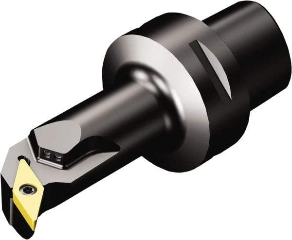 Sandvik Coromant - Right Hand Cut, Size C4, VBMT 11 03 04 & VBMT 221 Insert Compatiblity, Internal Modular Turning & Profiling Cutting Unit Head - 13mm Ctr to Cutting Edge, 70mm Head Length, Through Coolant, Series CoroTurn 107 - Apex Tool & Supply