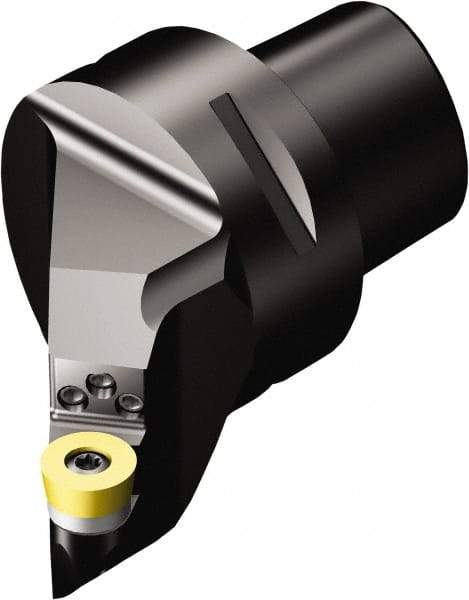 Sandvik Coromant - Right Hand Cut, Size C5, RCMT 12 04 M0 Insert Compatiblity, Modular Turning & Profiling Cutting Unit Head - 35mm Ctr to Cutting Edge, 60mm Head Length, Through Coolant, Series CoroTurn 107 - Apex Tool & Supply