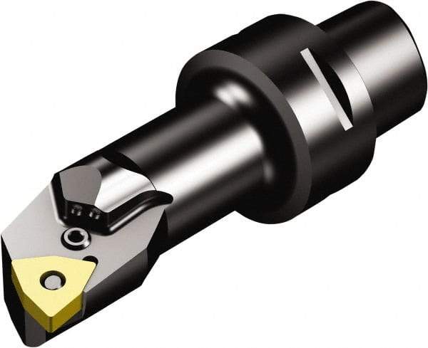 Sandvik Coromant - Right Hand Cut, Size C4, WNMG 432 Insert Compatiblity, Modular Turning & Profiling Cutting Unit Head - 17mm Ctr to Cutting Edge, 90mm Head Length, Through Coolant, Series T-Max P - Apex Tool & Supply