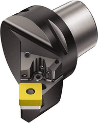 Sandvik Coromant - Right Hand Cut, Size C8, SNMG 19 06 12 & SNMG 643 Insert Compatiblity, External Modular Turning & Profiling Cutting Unit Head - 42.52mm Ctr to Cutting Edge, 92.48mm Head Length, Through Coolant, Series T-Max P - Apex Tool & Supply