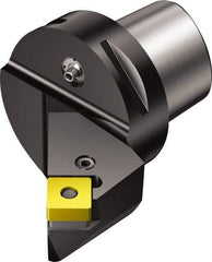 Sandvik Coromant - Right Hand Cut, Size C10, SNMG 25 07 24 & SNMG 856 Insert Compatiblity, External Modular Turning & Profiling Cutting Unit Head - 52.01mm Ctr to Cutting Edge, 107.99mm Head Length, Through Coolant, Series T-Max P - Apex Tool & Supply
