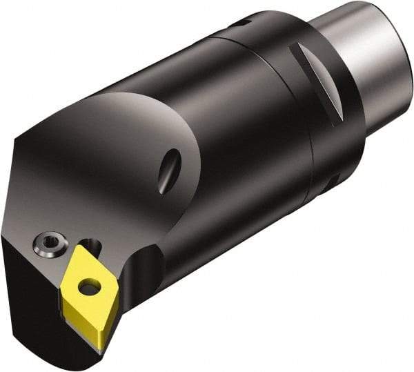 Sandvik Coromant - Left Hand Cut, Size C6, DNMG 15 06 08 & DNMG 442 Insert Compatiblity, External Modular Turning & Profiling Cutting Unit Head - 22mm Ctr to Cutting Edge, 110mm Head Length, Through Coolant, Series T-Max P - Apex Tool & Supply