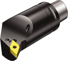Sandvik Coromant - Right Hand Cut, Size C6, DNMG 442 Insert Compatiblity, Modular Turning & Profiling Cutting Unit Head - 22mm Ctr to Cutting Edge, 110mm Head Length, Through Coolant, Series T-Max P - Apex Tool & Supply