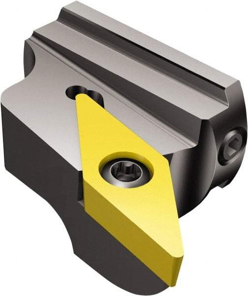 Sandvik Coromant - Right Hand, 80 VBMT 332 Modular Turning and Profiling Cutting Unit Head - Screw and Clamp Holding Method, 3.937 Inch Hole Diameter - Apex Tool & Supply