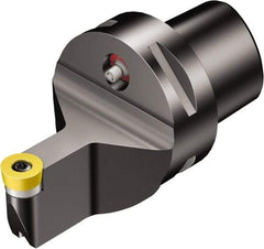 Sandvik Coromant - Neutral, C6 RCMT 12 04 M0 Modular Turning and Profiling Cutting Unit Head - Screw and Clamp Holding Method, 7.874 Inch Hole Diameter, Through Coolant - Apex Tool & Supply