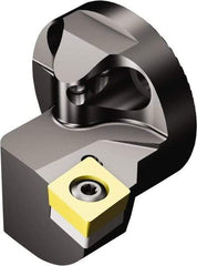 Sandvik Coromant - Right Hand Cut, Size 25, CCMT 3(2.5)2 Insert Compatiblity, Modular Turning & Profiling Cutting Unit Head - 17mm Ctr to Cutting Edge, 20mm Head Length, Through Coolant, Series CoroTurn 107 - Apex Tool & Supply