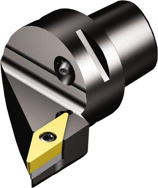 Sandvik Coromant - Right Hand Cut, Size C3, VBMT 11 02 04 & VBMT 2(1.5)1 Insert Compatiblity, Internal Modular Turning & Profiling Cutting Unit Head - 22mm Ctr to Cutting Edge, 40mm Head Length, Through Coolant, Series CoroTurn 107 - Apex Tool & Supply