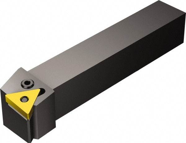 Sandvik Coromant - PTFNR/L, Right Hand Cut, -1° Lead Angle, 16mm Shank Height x 16mm Shank Width, Negative Rake Indexable Turning Toolholder - 100mm OAL, TNMG 16 04 08, TNMG 332 Insert Compatibility, Series T-Max P - Apex Tool & Supply