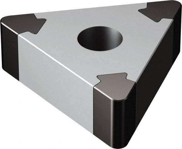 Sandvik Coromant - TNGA333 Grade 7025 CBN Turning Insert - Uncoated, 60° Triangle, 3/8" Inscr Circle, 3/16" Thick, 3/64" Corner Radius - Apex Tool & Supply