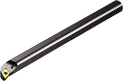 Sandvik Coromant - 0.7283" Min Bore Diam, 6" OAL, 1/2" Shank Diam, A..SDQCR/L Indexable Boring Bar - Screw-On Holding Method - Apex Tool & Supply