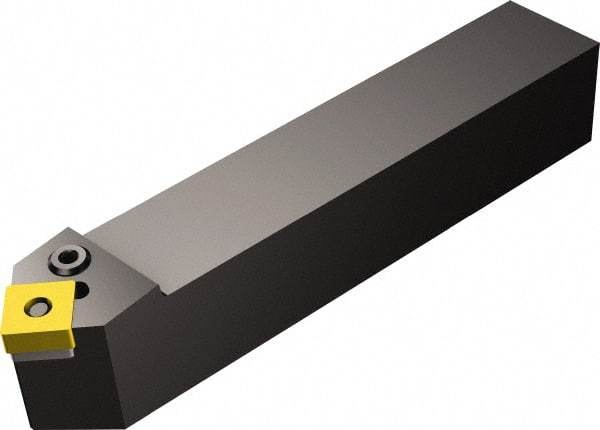 Sandvik Coromant - DCMT32.52 UM Grade 1525 Cermet Turning Insert - TiCN/TiN Finish, 55° Diamond, 3/8" Inscr Circle, 5/32" Thick, 1/32" Corner Radius - Apex Tool & Supply