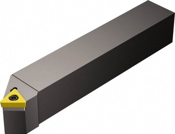 Sandvik Coromant - STDCR/L, Right Hand Cut, 45° Lead Angle, 12mm Shank Height x 12mm Shank Width, Neutral Rake Indexable Turning Toolholder - 80mm OAL, TCMT 11 02 04, TCMT 2(1.5)1 Insert Compatibility, Series CoroTurn 107 - Apex Tool & Supply