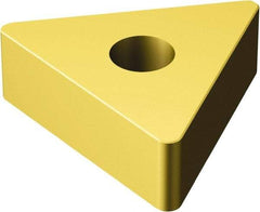 Sandvik Coromant - TNGA331 Grade 6050 Ceramic Turning Insert - TiN Finish, 60° Triangle, 3/8" Inscr Circle, 3/16" Thick, 1/64" Corner Radius - Apex Tool & Supply
