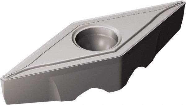 Sandvik Coromant - TRVB1302 F Grade H13A Carbide Turning Insert - Uncoated, 35° Triangle, 13mm Inscr Circle, 3/32" Thick, 0.2mm Corner Radius - Apex Tool & Supply