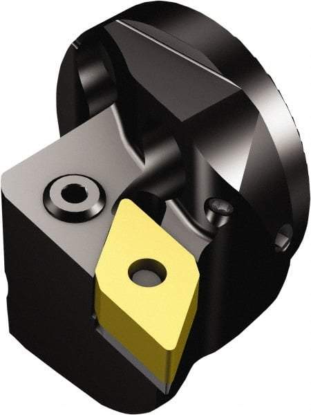 Sandvik Coromant - Right Hand Cut, Size 32, DNMG 332 Insert Compatiblity, Modular Turning & Profiling Cutting Unit Head - 22mm Ctr to Cutting Edge, 32mm Head Length, Through Coolant, Series T-Max P - Apex Tool & Supply