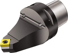 Sandvik Coromant - Neutral, C6 CCMT 432 Modular Turning and Profiling Cutting Unit Head - Screw and Clamp Holding Method, 3.937 Inch Hole Diameter, Through Coolant - Apex Tool & Supply