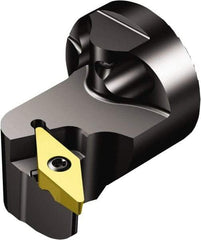 Sandvik Coromant - Left Hand Cut, Size 40, TR-VB1308 Insert Compatiblity, Modular Turning & Profiling Cutting Unit Head - 27mm Ctr to Cutting Edge, 38mm Head Length, Through Coolant, Series CoroTurn TR - Apex Tool & Supply