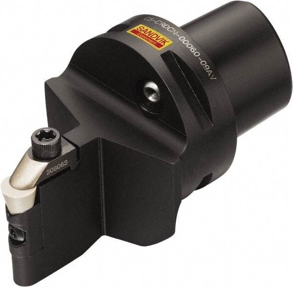 Sandvik Coromant - Neutral Cut, Size C5, RCGX 45 Insert Compatiblity, Modular Turning & Profiling Cutting Unit Head - 1/4" Ctr to Cutting Edge, 60mm Head Length, Through Coolant, Series T-Max - Apex Tool & Supply