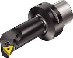 Sandvik Coromant - Left Hand Cut, Size C5, TNMG 16 04 08 & TNMG 332 Insert Compatiblity, External Modular Turning & Profiling Cutting Unit Head - 17mm Ctr to Cutting Edge, 90mm Head Length, Through Coolant, Series T-Max P - Apex Tool & Supply