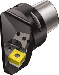 Sandvik Coromant - Right Hand Cut, Size C8, SNMG 19 06 12 & SNMG 643 Insert Compatiblity, External Modular Turning & Profiling Cutting Unit Head - 55mm Ctr to Cutting Edge, 84.6mm Head Length, Through Coolant, Series T-Max P - Apex Tool & Supply