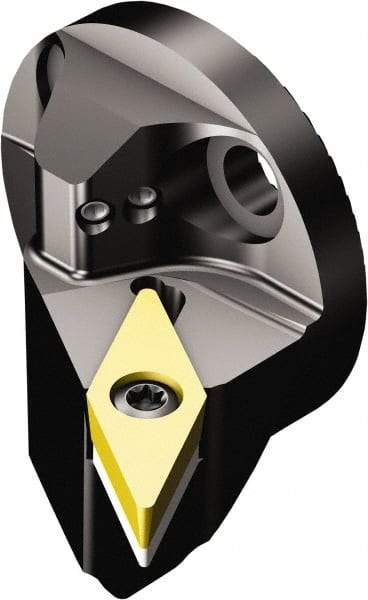 Sandvik Coromant - Left Hand Cut, Size 32, VBMT 16 04 08 & VBMT 332 Insert Compatiblity, Internal Modular Turning & Profiling Cutting Unit Head - 22mm Ctr to Cutting Edge, 34mm Head Length, Through Coolant, Series CoroTurn 107 - Apex Tool & Supply