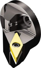 Sandvik Coromant - Right Hand Cut, Size 32, VBMT 332 Insert Compatiblity, Modular Turning & Profiling Cutting Unit Head - 22mm Ctr to Cutting Edge, 34mm Head Length, Through Coolant, Series CoroTurn 107 - Apex Tool & Supply