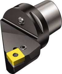 Sandvik Coromant - Right Hand Cut, Size C10, SNMG 25 07 24 & SNMG 856 Insert Compatiblity, External Modular Turning & Profiling Cutting Unit Head - 58mm Ctr to Cutting Edge, 110mm Head Length, Through Coolant, Series T-Max P - Apex Tool & Supply