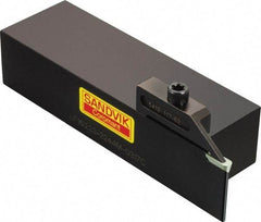 Sandvik Coromant - R/LF150.23, External, Left Hand, 19mm Max Depth of Cut, Indexable Grooving Tool Holder - CSG-4125, 150.23-0317 Insert Compatibility, 32mm Shank Height, 44mm Shank Width, 150mm OAL - Apex Tool & Supply