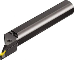 Sandvik Coromant - 63.5mm Min Bore Diam, 254mm OAL, 38.1mm Shank Diam, R/LAX123..B-020 Indexable Boring Bar - N123L2-0800- AM Insert - Apex Tool & Supply