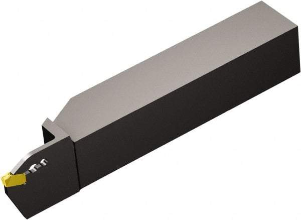 Sandvik Coromant - QD, External, Right Hand, 1" Max Depth of Cut, Indexable Grooving Tool Holder - QD-NG-0300-0002-CM Insert Compatibility, 1" Shank Height, 1" Shank Width, 6" OAL - Apex Tool & Supply