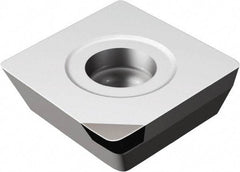 Sandvik Coromant - 490R140408 PO Grade CB50 Carbide Milling Insert - Uncoated, 4.76mm Thick, 13.8mm Inscribed Circle, 0.8mm Corner Radius - Apex Tool & Supply