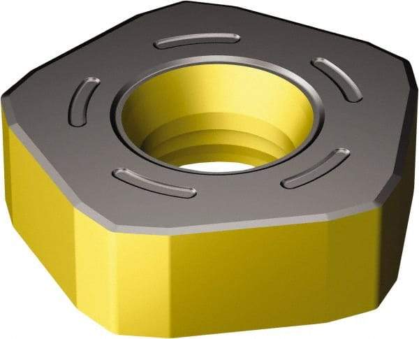Sandvik Coromant - 357N2408 KH Grade 3330 Carbide Milling Insert - TiCN/Al2O3/TiN Finish, 7.94mm Thick, 24.4mm Inscribed Circle - Apex Tool & Supply