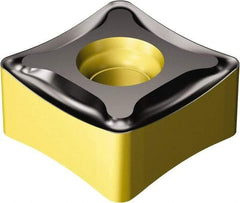 Sandvik Coromant - N331.1D136512 PM Grade 3330 Carbide Milling Insert - TiCN/Al2O3/TiN Finish, 6.55mm Thick, 13.4mm Inscribed Circle - Apex Tool & Supply
