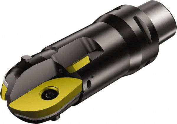 Sandvik Coromant - 50mm Cut Diam, 44.6mm Max Depth of Cut, 50mm Shank Diam, 155mm OAL, Indexable Ball Nose End Mill - 95mm Head Length, C5 Modular Connection, R216.. Cx Toolholder, APMT 160408-M, R216-50 07 Insert - Apex Tool & Supply