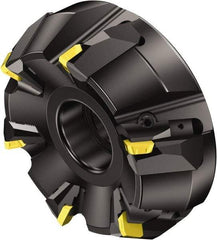 Sandvik Coromant - 16" Cut Diam, 2-1/2" Arbor Hole, 0.5118" Max Depth of Cut, 60° Indexable Chamfer & Angle Face Mill - 15 Inserts, 360R-1906 Insert, Right Hand Cut, Series CoroMill 360 - Apex Tool & Supply