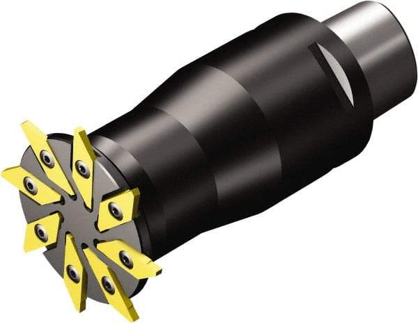 Sandvik Coromant - Coromant Capto Connection, 6.3mm Depth of Cut, 66mm Cutter Diam, Indexable Slotting Cutter - Steel - Apex Tool & Supply