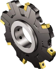 Sandvik Coromant - 2 Connection, 8" Cutter Diam, 2" Hole Diam, 12 Tooth Indexable Slotting Cutter - R/L331.52..Txx Toolholder, N331.1A-11 Insert, Left Hand Cutting Direction - Apex Tool & Supply