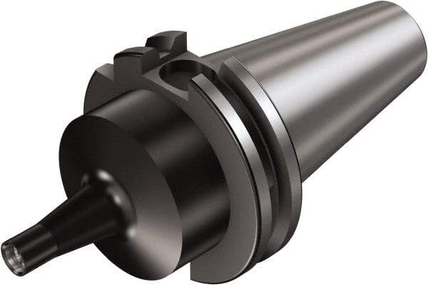 Sandvik Coromant - CAT40 Taper Shank 15.4mm Hole End Mill Holder/Adapter - 3.3858" Projection, Through-Spindle Coolant - Exact Industrial Supply