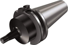 Sandvik Coromant - CAT40 Taper Shank 15.4mm Hole End Mill Holder/Adapter - 3.3858" Projection, Through-Spindle Coolant - Exact Industrial Supply