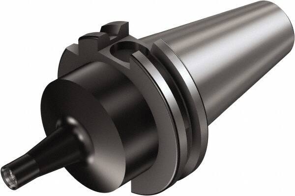 Sandvik Coromant - CAT40 Taper Shank 24.4mm Hole End Mill Holder/Adapter - 4.4882" Projection, Through-Spindle Coolant - Exact Industrial Supply