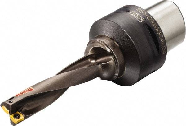 Sandvik Coromant - 92mm Max Drill Depth, 4xD, 23mm Diam, Indexable Insert Drill - C4 Coromant Shank - Apex Tool & Supply