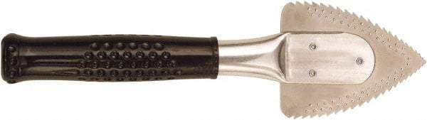 Hyde Tools - Stiff Stainless Steel Serrated Scraper - 3-1/4" Blade Width - Apex Tool & Supply