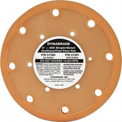 Dynabrade - 6" Diam Disc Backing Nonvacuum Replacement Pad - Medium Density, 12,000 RPM - Apex Tool & Supply